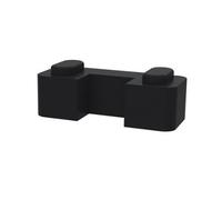 Balterley Wetroom Accessories Screen Support Foot - Satin Black