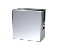 Balterley Wetroom Accessories Screen Support Foot Wall Bracket Chrome in Silver Balterley Silver