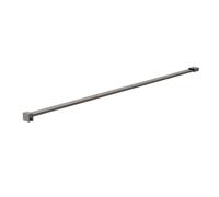 Wetroom Screen Support Bar for use with 1950mm High Wetroom Screens- Brushed Pewter - Balterley