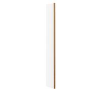 Balterley Wetroom Shower Return Screen, Glass Shower Screen for Wet Room and Bathroom, 8mm Toughened Safety Glass Return Screens, Reversible Wetroom Screens - 215 x 1850mm (Brushed Bronze)