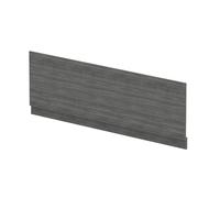 Balterley Wooden Front Bath Panel Covering with Plinth, 1700mm Bath Panel, Straight Front Bathroom Panels for Bathtub, Water Resistant Side Panels for Bathroom Baths (Woodgrain Anthracite)