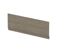 Balterley Wooden Front Bath Panel Covering with Plinth, 1700mm Bath Panel, Straight Front Bathroom Panels for Bathtub, Water Resistant Side Panels for Bathroom Baths and Soaking Tubs (Grey Oak)