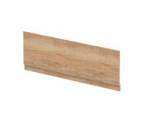 Balterley Wooden Front Bath Panel Covering with Plinth, 1700mm Bath Panel, Straight Front Bathroom Panels for Bathtub, Water Resistant Side Panels for Bathroom Baths and Soaking Tubs (Autumn Oak)