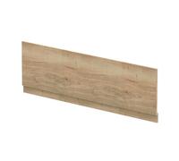 Balterley Wooden Front Bath Panel Covering with Plinth, 1800mm Bath Panel, Straight Front Bathroom Panels for Bathtub, Water Resistant Side Panels for Bathroom Baths and Soaking Tubs (Autumn Oak)
