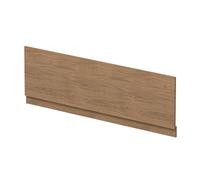 Balterley Wooden Front Bath Panel Covering with Plinth, 1800mm Bath Panel, Straight Front Bathroom Panels for Bathtub, Water Resistant Side Panels for Bathroom Baths and Soaking Tubs (Antique Oak)
