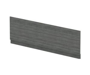 Balterley Wooden Front Bath Panel Covering with Plinth, 1800mm Bath Panel, Straight Front Bathroom Panels for Bathtub, Water Resistant Side Panels for Bathroom Baths (Woodgrain Anthracite)