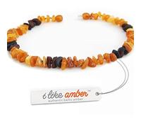 Baltic Amber Collar for Dogs and Cats - Organic and Natural Necklace suitable for small, medium, and large pets - crafted from 100% Genuine Baltic Amber Beads.