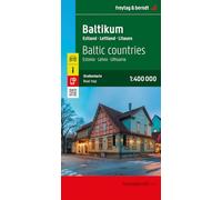Baltic Countries Road Map: Estonia - Latvia - Lithuania (F&B Wegenkaarten)