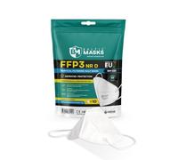 Baltic Masks FFP3 NR D Made in EU Partical Filtering Half Mask BM-031 Comfortable 5 Layers Standart Size Earloop Pack of 10 Masks