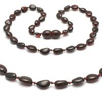 Baltic Secret Selected Baltic Amber Amber Necklace - Handmade Amber Necklace for Women, Men, Small & Adults - Natural Jewellery, Gemstone Necklaces Gift Idea, Baltic Sea Jewellery, Lucky Charm, 31 CM
