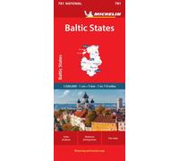 Baltic States - Michelin National Map 781