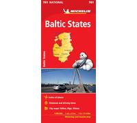 Baltic States - Michelin National Map 781: Map (Michelin National Maps)