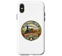 Baltimore and Ohio Railroad 1827 Vintage Train Case for iPhone X/XS