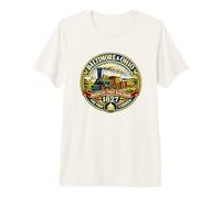 Baltimore and Ohio Railroad 1827 Vintage Train Premium T-Shirt