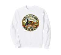Baltimore and Ohio Railroad 1827 Vintage Train Sweatshirt