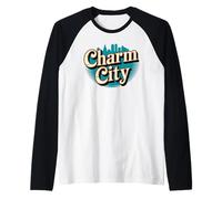 Baltimore Charm City Classic Maryland Pride Urban Raglan Baseball Tee