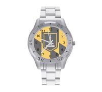 Baltimore City Flag Business Stainless Watch Fashion Designer Wristwatch Easy Reader Analog Watches Gifts for Men