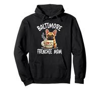 Baltimore Frenchie Mom Shirt French Bulldog Dog Coffee Lover Pullover Hoodie