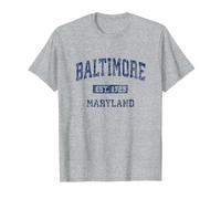 Baltimore Maryland MD Vintage Athletic Sports Design T-Shirt