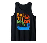 Baltimore Maryland Souvenir Men Harbour Baltimore Tank Top