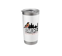 Baltimore Skyline Maryland Pride Baltimore Retro Stainless Steel Insulated Tumbler