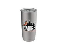 Baltimore Skyline Maryland Pride Baltimore Retro Stainless Steel Insulated Tumbler