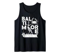 Baltimore Souvenir Men Harbour Baltimore Maryland Tank Top
