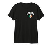 Baltimore St Patricks Day Shamrock Irish Flag Premium T-Shirt