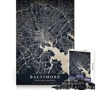 Baltimore United States 1000 Adult Pieces Jigsaw Puzzle Sharp Memory Relaxing Pastime Smooth Cut Lovely Gift (38x52cm)