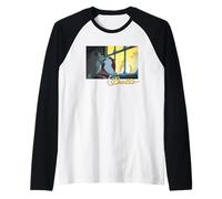Balto and Jenna Window Scene Watching Over Rosy Raglan Baseball Tee