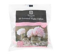 Baltus Candles Pack of 20 Tealight Night Light Candles with Peony & Blush Suede Fragrance Limited Edition