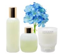 Baltus Flowerbomb Gift Set 3pc Diffuser Room Spray Candle Cotton Blossom Aroma
