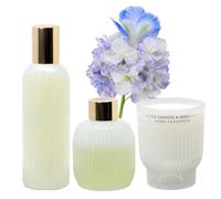 Baltus Flowerbomb Gift Set 3pc Diffuser Room Spray Candle White Jasmine Bergamot