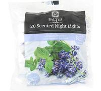 Baltus Limited Edition Pack of 20 Tealight Night Light Candles Lavender & Fresh Mint