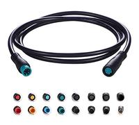 baluoqi Extension Cable 2Pin/3Pin/4Pin/5Pin/6Pin/7Pin/8Pin/9Pin Waterproof Plug Works for Electric Bicycle Light/Throttle/Ebrake/Display Ebike Parts Extend Cable (5pin 80cm)