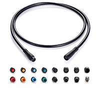 baluoqi Extension Cable 2Pin/3Pin/4Pin/5Pin/6Pin/7Pin/8Pin/9Pin Waterproof Plug Works for Electric Bicycle Light/Throttle/Ebrake/Display Ebike Parts Extend Cable (7pin 80cm)
