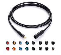 baluoqi Extension Cable 2Pin/3Pin/4Pin/5Pin/6Pin/7Pin/8Pin/9Pin Waterproof Plug Works for Electric Bicycle Light/Throttle/Ebrake/Display Ebike Parts Extend Cable (9pin 150cm)