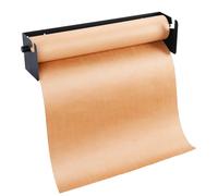 balurukt 24/36/48” Kraft Paper Dispenser Holder Wall Mount | Heavy-Duty Wall Mountable | Long Brown Craft Paper Roll and Cutter, Display Stand for DIY Drawing, Taking Note, Artwork, to-do Lists Bla