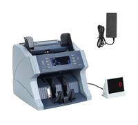 balurukt Money Counter Machine Mixed Denomination with Value Count | UV/MG/IR/HLF/DBL/Size Counterfeit Detection Bill Counter,USD, EUR,LCD Cash Counter with LCD Display,Accurate, Smooth UK
