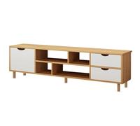 balurukt TV Stand, TV Cabinet for TV, Media Console TV Stand Entertainment Center with 3 Drawers and Open Shelves, Television Stand, TV Table Television Stand Media Console for Living Room White