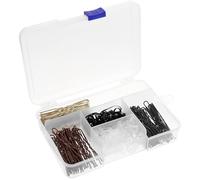 Baluue 1 Box U Shaped Hair Pins Kit for Women, Metal Mini Bobby Pins with Assorted Colours, Hold Hair Firmly and Withstand Period of Using, for Daily Life and Different