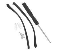 Baluue 1 Pair Glasses Legs Eyeglass Replacement Temple Tr90 Material Matte Finish Durability Anti-Skid Design for Personal Use Simple Yet Charming Style Suitable for Men and Women
