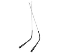 Baluue 1 Pair Stainless Steel Eyeglass Replacement Arms for Glasses and Spectacles with Functional Design and Stylish Details, Universal Metal Temple Legs Restoring Structural Integrity
