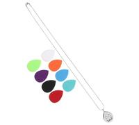 Baluue 1 Set Stainless Steel Heart Shaped Essential Oil Necklace Chic Aroma Pendant for Women for Everyday Wear and Special Occasions Unique Jewelry Design