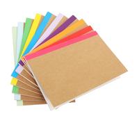 Baluue 10 Pcs Kraft Paper Notebooks Stylish Student Notepads Smooth Writing Journals for School Office Portable Daily Diary and Travel Planner