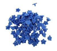 Baluue 100 Pcs Dark Blue Star Brooch Pin Backs Clutch Tie Tacks Lapel Pin Keepers for Jewelry Making Badges and Service Bars Fasteners