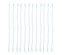Baluue 1000pcs Cotton Hanging Tag Strings for Commodity Price Tags and Care Labels Blue Sturdy Cotton Rope with Good Toughness for Securing Price Fasteners in Retail and Craft Use