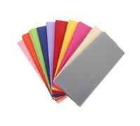 Baluue 100pcs Assorted Colored Tissue Paper Sheets Bouquet Wrapping Paper for Origami Crafts Handwork DIY Floral Wraps and Packaging