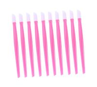 Baluue 100Pcs Pink Plastic Cuticle Pusher Nail Manicure Tools Lightweight Dead Skin Remover Sticks for Home and Professional Nail Art Cleaning