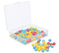 Baluue 100PCS Small Plastic Counting Balls Beads for Math Teaching Probability Learning Sorting Games Educational for Classroom and Home